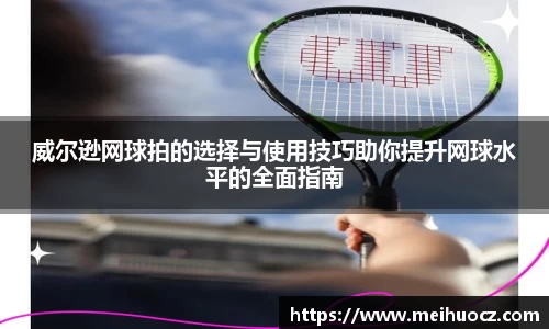 威尔逊网球拍的选择与使用技巧助你提升网球水平的全面指南